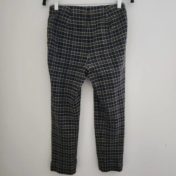 J.Jill | Plaid Ponte Slim Leg Pull On Stretch Pants - Size S Petite - Picture 6 of 11